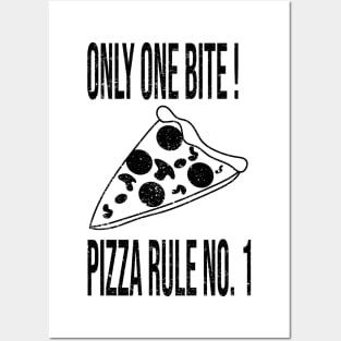 Only One Bite Pizza Posters and Art